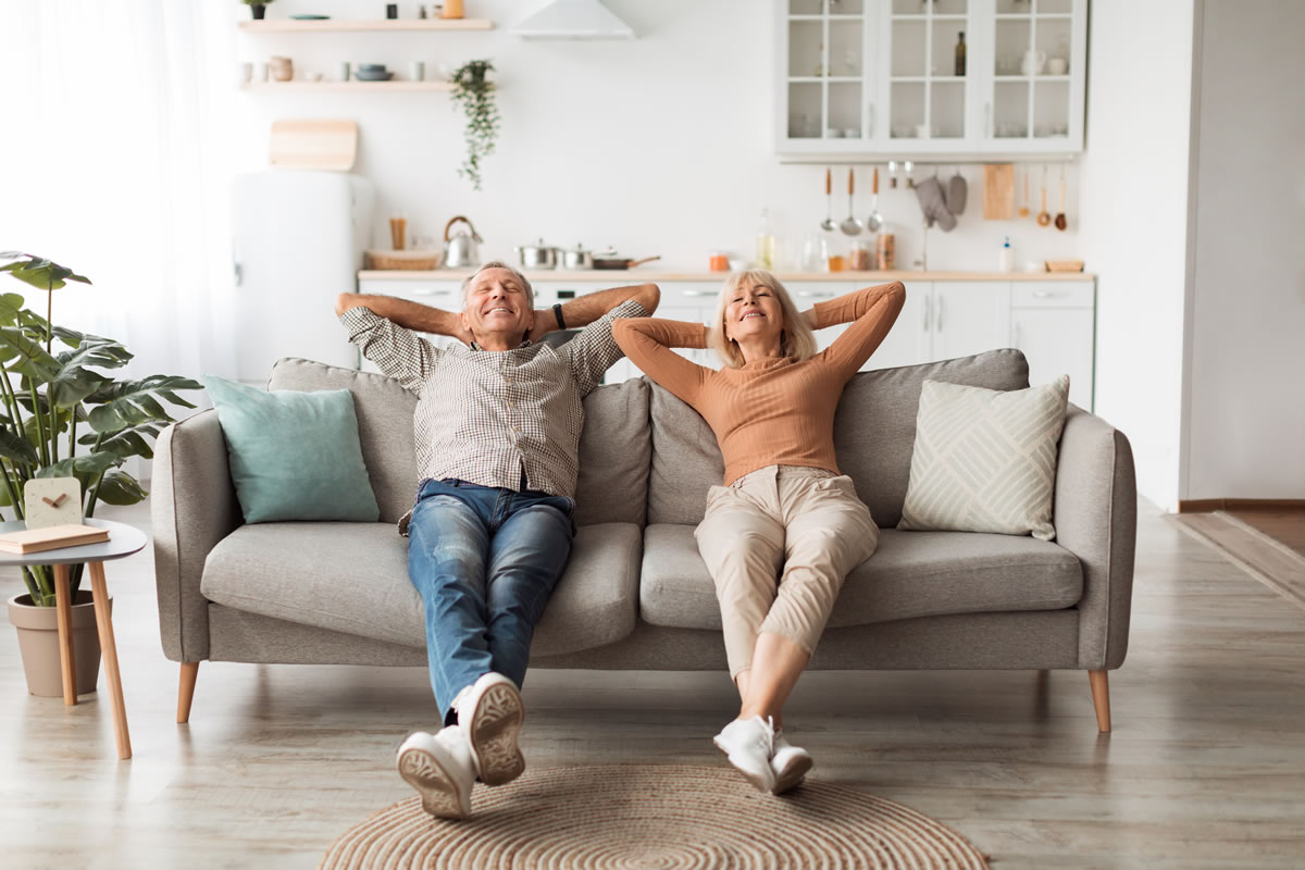 couple relaxing