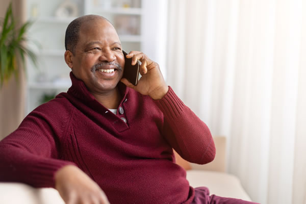 what-you-like man on the phone